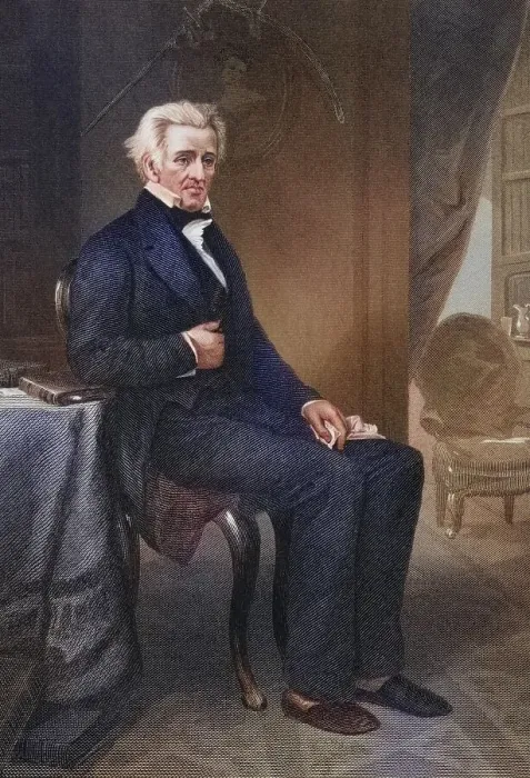 Framed Print : Andrew Jackson 1767 to 1845, 7th President of the United States