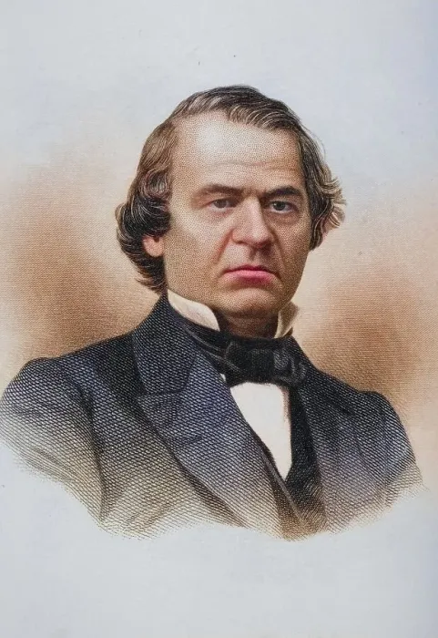 Framed Print : Andrew Johnson 1808 to 1875, Sixteenth President of the United States 1865 to 1869