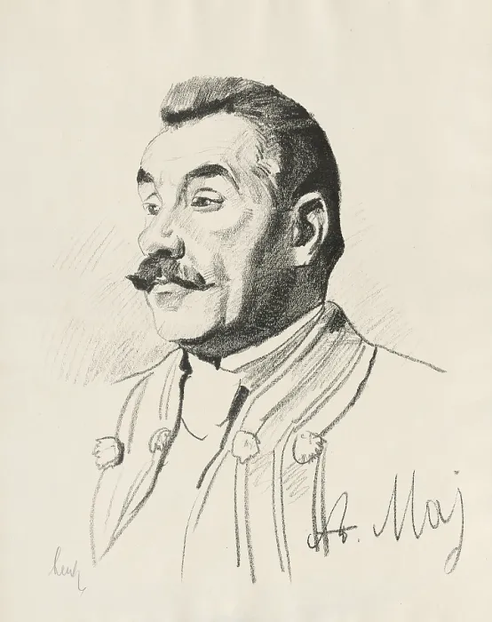 Framed Print : Andrzej Maj (born 20 November 1869)