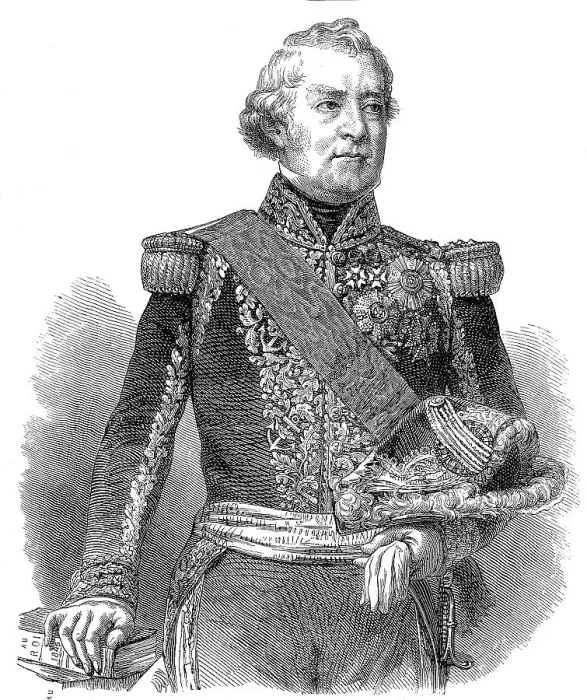 Framed Print : Ange Rene Armand, Baron de Mackau