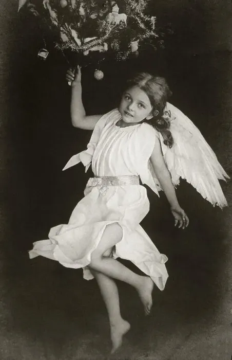 Framed Print : Angel, historic photograph, around 1915 Framed Print : Angel, historic photograph, around 1915