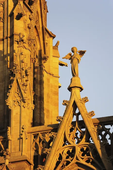 Framed Print : Angels in the sunlight, Gothic Cathedral