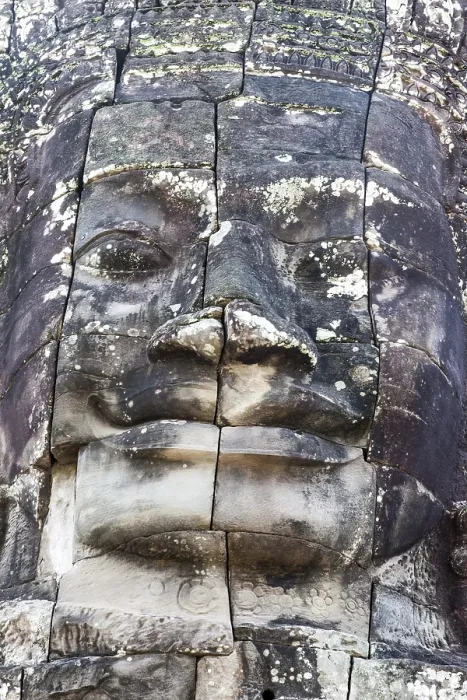 Framed Print : Angkor thom, the most famous religious site in Cambodia
