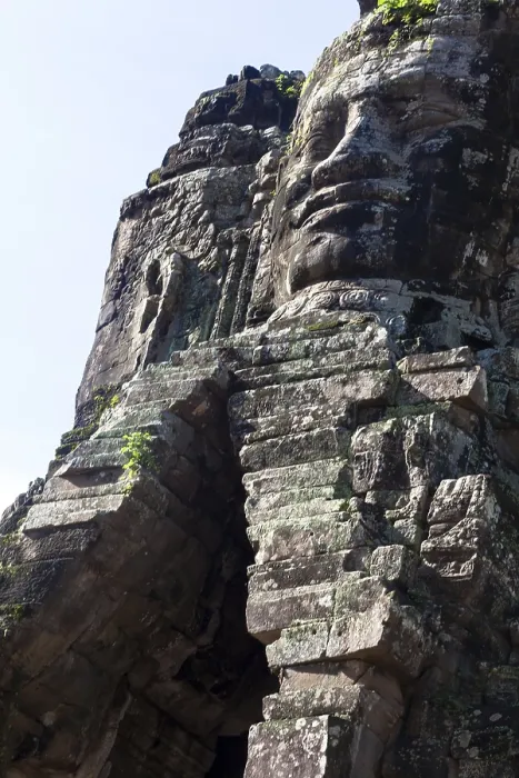 Framed Print : Angkor thom, the most famous religious site in Cambodia