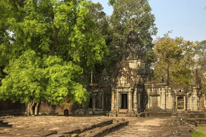 Framed Print : Angkor Thom, Siem Reap Province, Cambodia