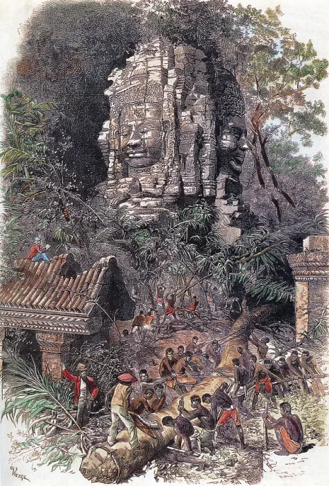 Framed Print : Angkor Wat was built in the early 12th century for King Suryavarman II (ruled 1113-50) Framed Print : Angkor Wat was built in the early 12th century for King Suryavarman II (ruled 1113-50)