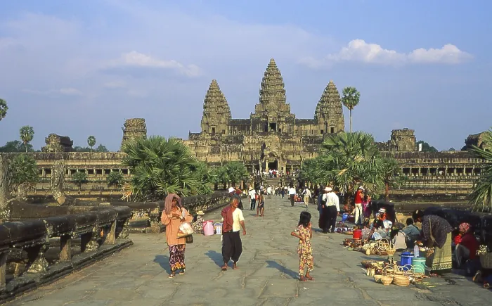 Framed Print : Angkor Wat was built for King Suryavarman II (ruled 1113-50)