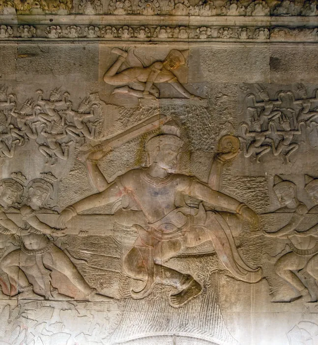Framed Print : Angkor Wat was built for King Suryavarman II (ruled 1113-50)