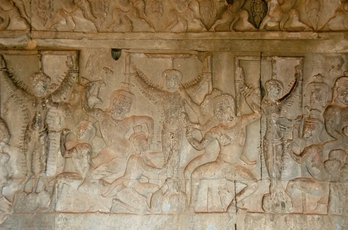 Framed Print : Angkor Wat was built for King Suryavarman II (ruled 1113-50)
