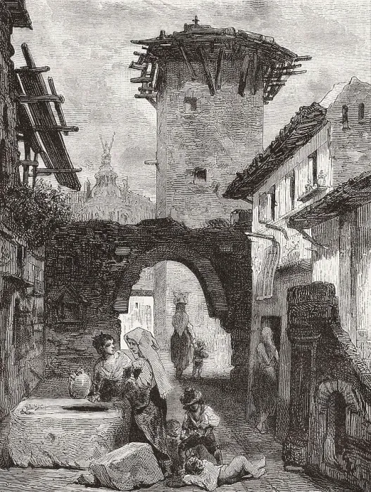 Framed Print : Anguillara Sabazia, Metropolitan City of Rome