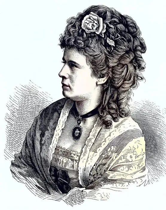 Framed Print : Anna Haverland, 8 January 1854 Framed Print : Anna Haverland, 8 January 1854