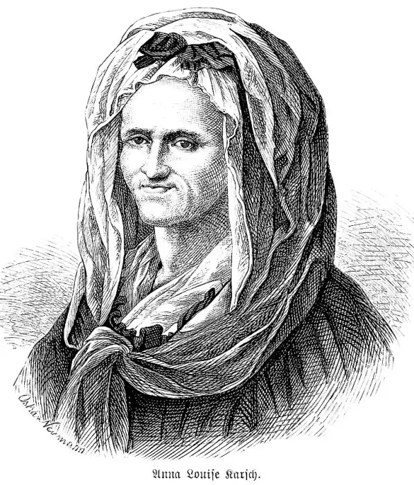 Framed Print : Anna Louise Karsch, poet, Germany Framed Print : Anna Louise Karsch, poet, Germany