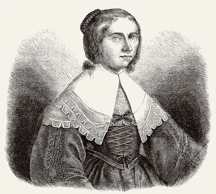 Framed Print : Anna Maria van Schurman, 1607-1678