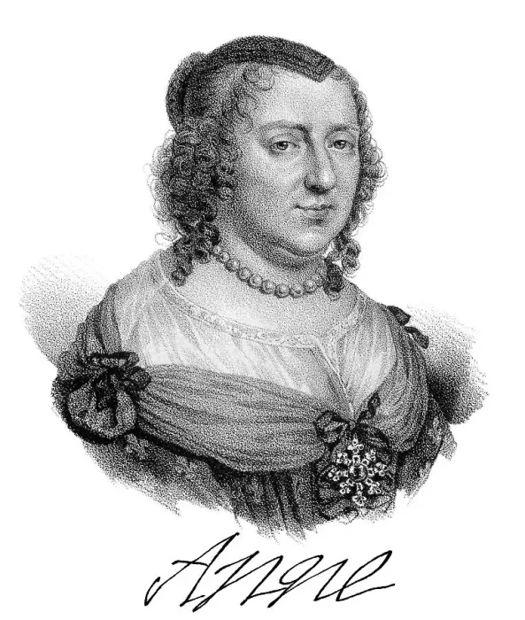 Framed Print : Anne of Austria, Anne d'Autriche