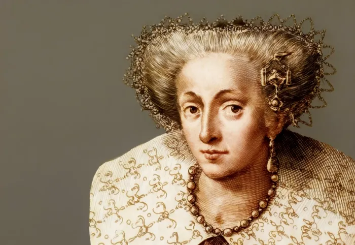 Framed Print : Anne of Denmark, 1574 - 1619, wife of James VI and I