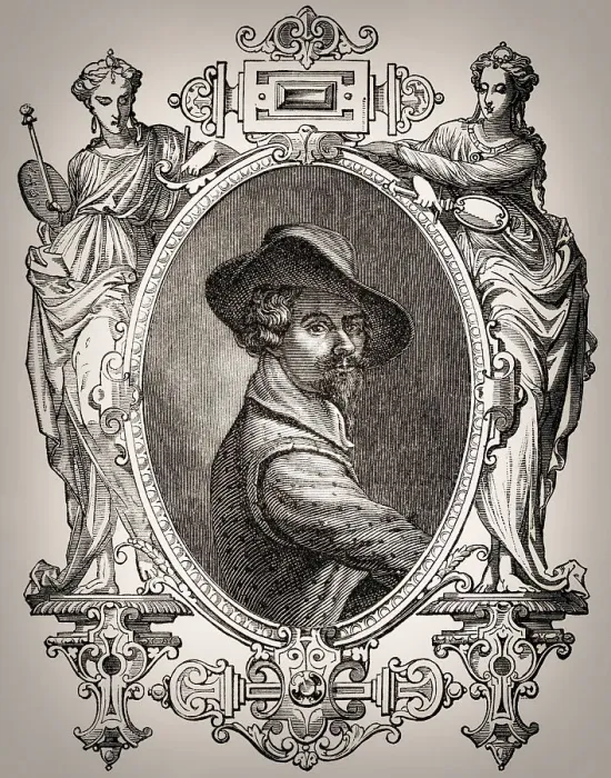Framed Print : Annibale Carracci, 1560 - 1609, an Italian painter Framed Print : Annibale Carracci, 1560 - 1609, an Italian painter