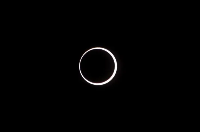 Framed Print : Annular solar eclipse of 20th May 2012 in the U.S