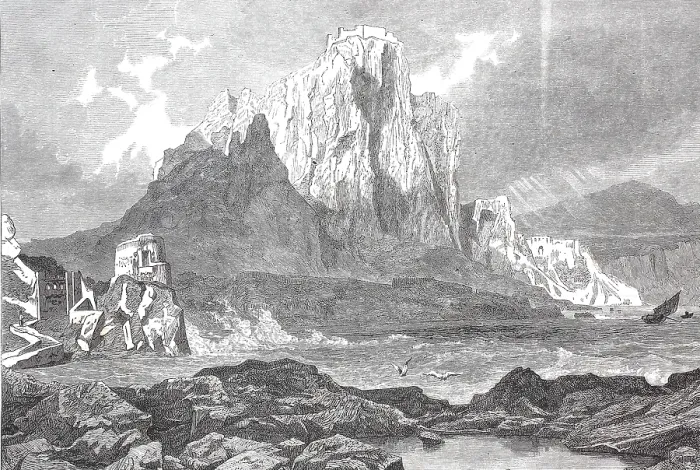 Framed Print : Ansicht von Castglione, Historisch