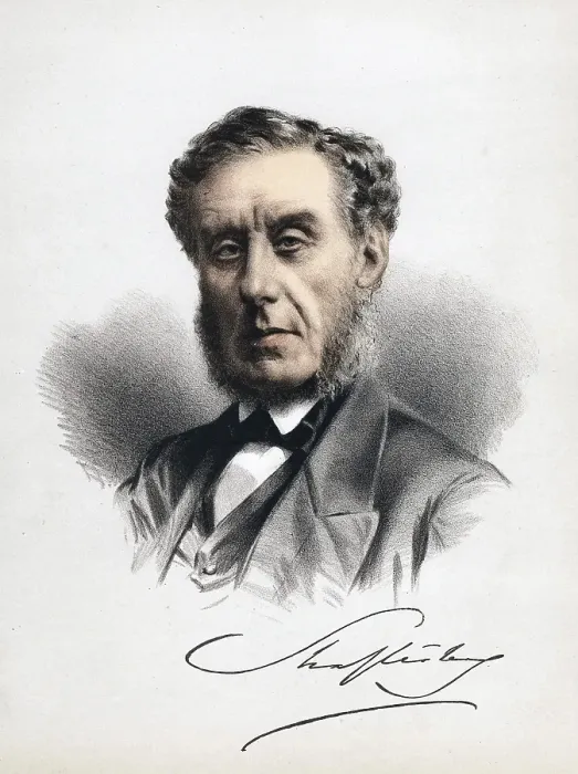 Framed Print : Anthony Ashley Cooper, 7th Earl of Shaftesbury (1801-1885), c. 1880. English statesman, moral philosopher, philanthropist and factory reformer