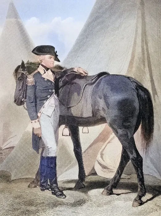 Framed Print : Anthony Wayne (born 1 January 1745 in Easttown Township)