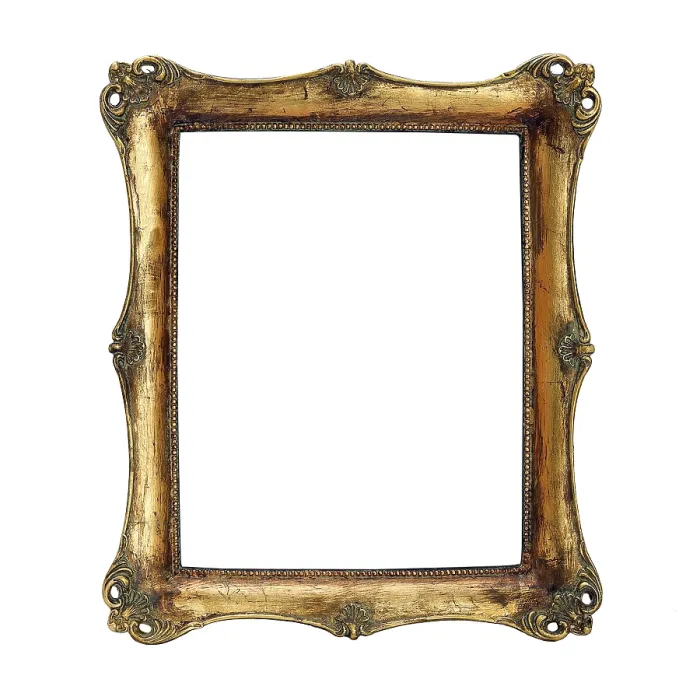 Framed Print : Antique frame with portrait of a woman Framed Print : Antique frame with portrait of a woman