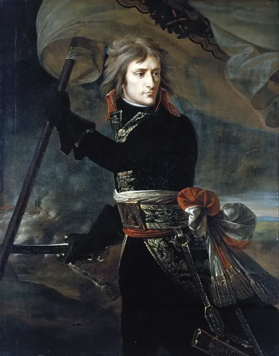 Framed Print : Antoine-Jean Gros, Napoleon Bonaparte on the Bridge of Arcole