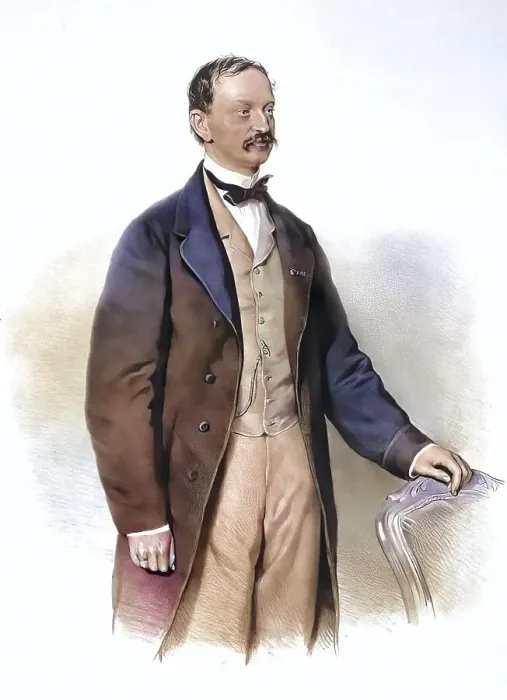 Framed Print : Anton Dreher senior (actually Anton Eugen Georg Dreher)