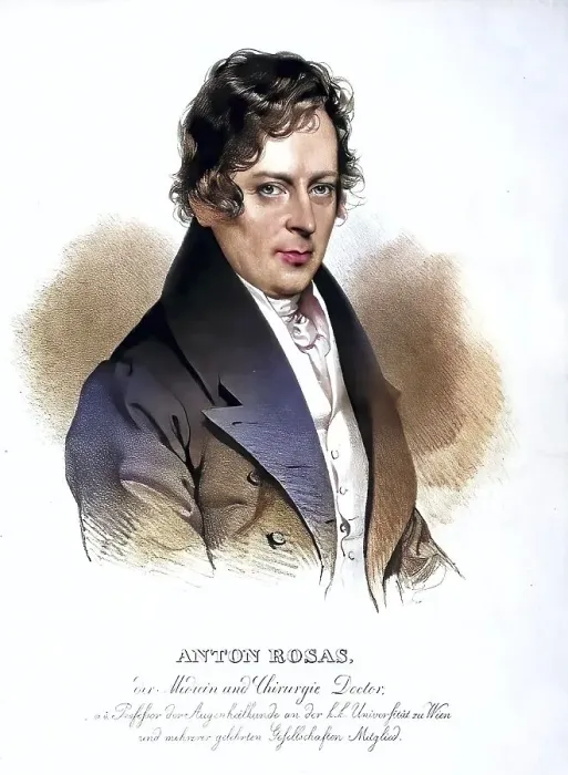 Framed Print : Anton Edler von Rosas, also Antonio Rosas (born 23 December 1791 in Fuenfkirchen)