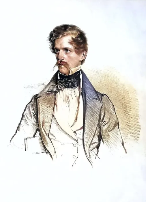 Framed Print : Anton Freiherr von Doblhoff-Dier (born 10 November 1800 in Goerz)