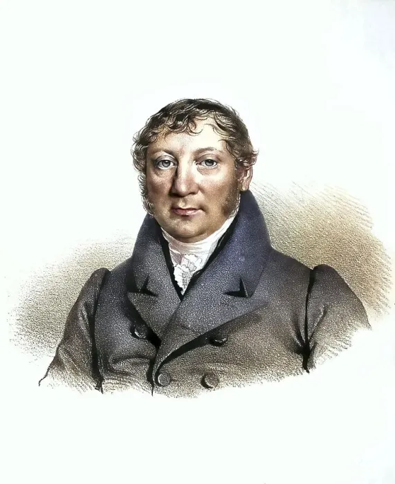 Framed Print : Anton Hackel (1799-1846), song composer Framed Print : Anton Hackel (1799-1846), song composer
