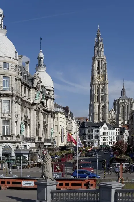 Framed Print : Antwerp city center, cathedral of Our Lady Framed Print : Antwerp city center, cathedral of Our Lady