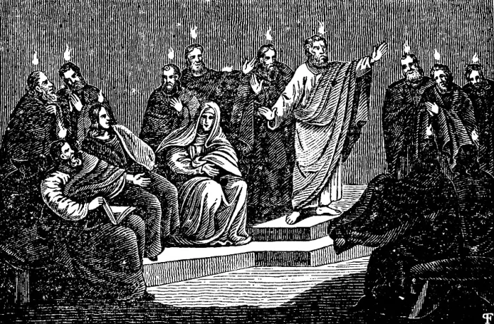 Framed Print : The Apostles receive the Holy Spirit Framed Print : The Apostles receive the Holy Spirit