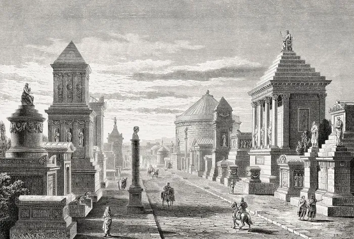 Framed Print : The Appian Way or Via Appia near ancient Rome Framed Print : The Appian Way or Via Appia near ancient Rome