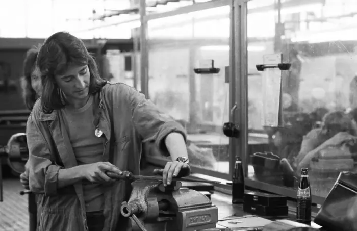 Framed Print : Apprenticeship at Opel in Bochum on 8 Framed Print : Apprenticeship at Opel in Bochum on 8