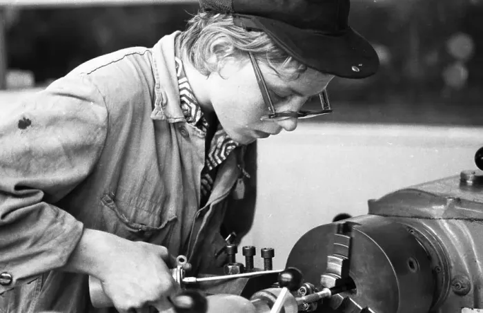 Framed Print : Apprenticeship at Opel in Bochum on 8 Framed Print : Apprenticeship at Opel in Bochum on 8