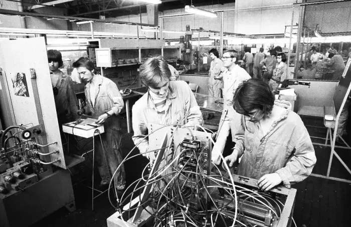 Framed Print : Apprenticeship at Opel in Bochum on 8 Framed Print : Apprenticeship at Opel in Bochum on 8