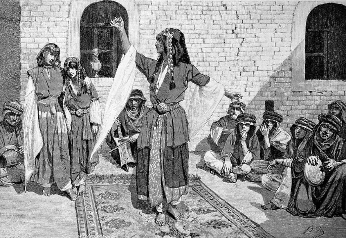 Framed Print : Arabian Dancer, Arabia, 1880, Historic Framed Print : Arabian Dancer, Arabia, 1880, Historic