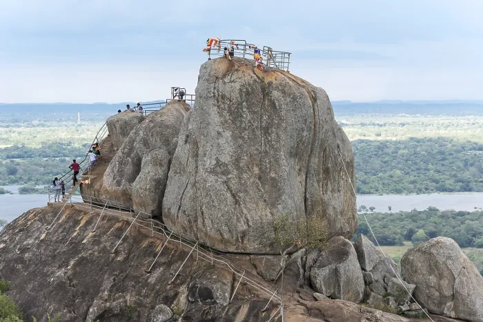 Framed Print : Aradhana Gala Rock, Mihintale, Sri Lanka, Asia