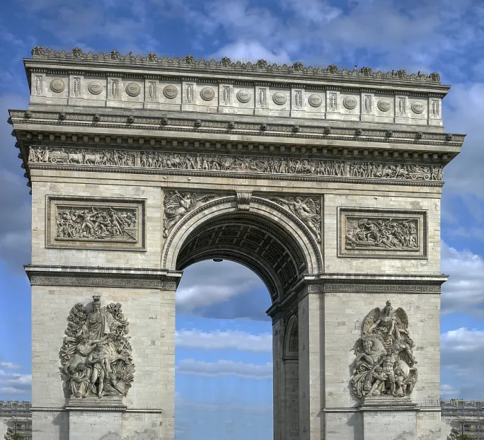 Framed Print : Arc de Triomphe, Paris, France, Europe