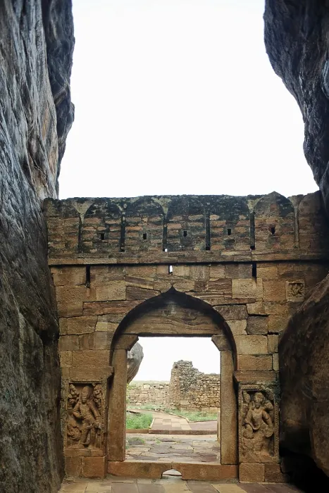 Framed Print : Arch in Badami fort, Badami, Karnataka Framed Print : Arch in Badami fort, Badami, Karnataka