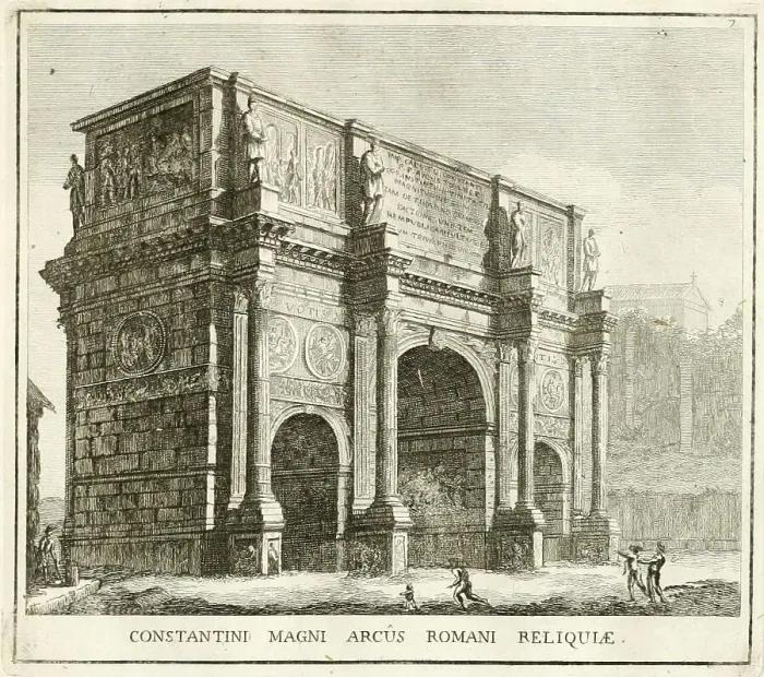Framed Print : Arch of Constantine the Great, near the Colosseum