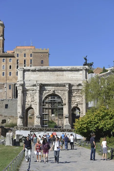Framed Print : Arch of Septimius Severus, Roman Forum