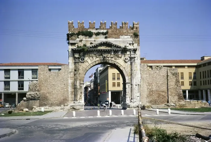 Framed Print : Arch of St Augustus AD BC, Rimini, Emilia Romagna region, Italy 1969 Framed Print : Arch of St Augustus AD BC, Rimini, Emilia Romagna region, Italy 1969