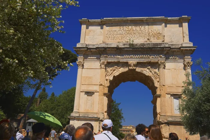 Framed Print : Arch of Titus, Roman Forum, Rome, Lazio, Italy