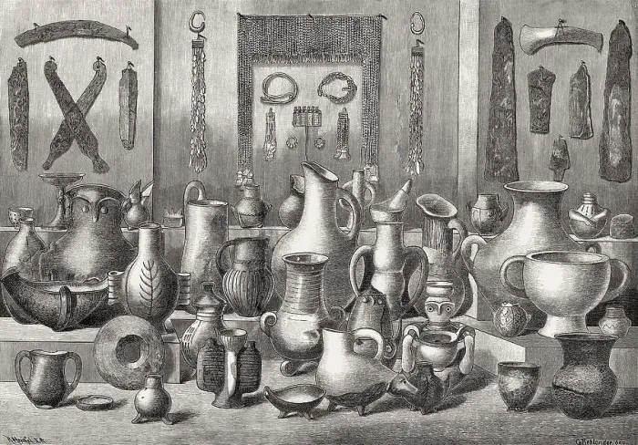 Framed Print : Archaeological excavation of Hisarlik or Troy
