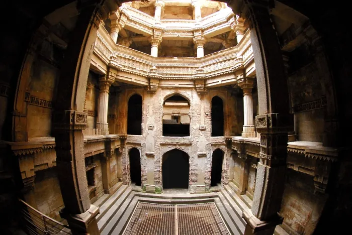 Framed Print : Archaeological and historical multi storage underground drains Stapes Well Adalaj Vaw Bu Framed Print : Archaeological and historical multi storage underground drains Stapes Well Adalaj Vaw Bu