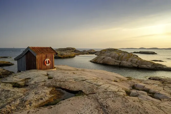 Framed Print : Archipelago coast, archipelago landscape Framed Print : Archipelago coast, archipelago landscape