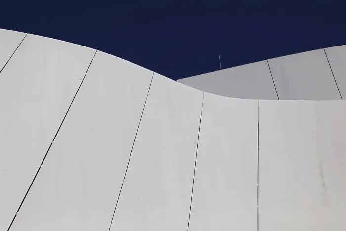 Framed Print : Architectural detail, Ozeaneum