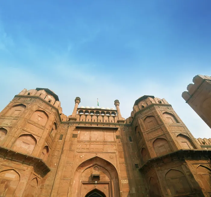 Framed Print : Architectural detail of Lal Qila - Red Fort in Delhi