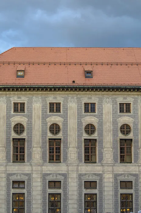 Framed Print : Architectural detail of the Residenz in central Munich